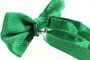 Mens Green Disco Shine Checkered Patterned Bow Tie