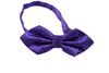 Mens Dark Purple Diamond Shaped Checkered Bow Tie