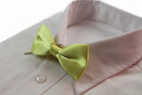 Boys Lime Plain Bow Tie