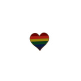 Rainbow Pride Love Gold Loveheart Lgbt Brooch Blazer Shirt Pin