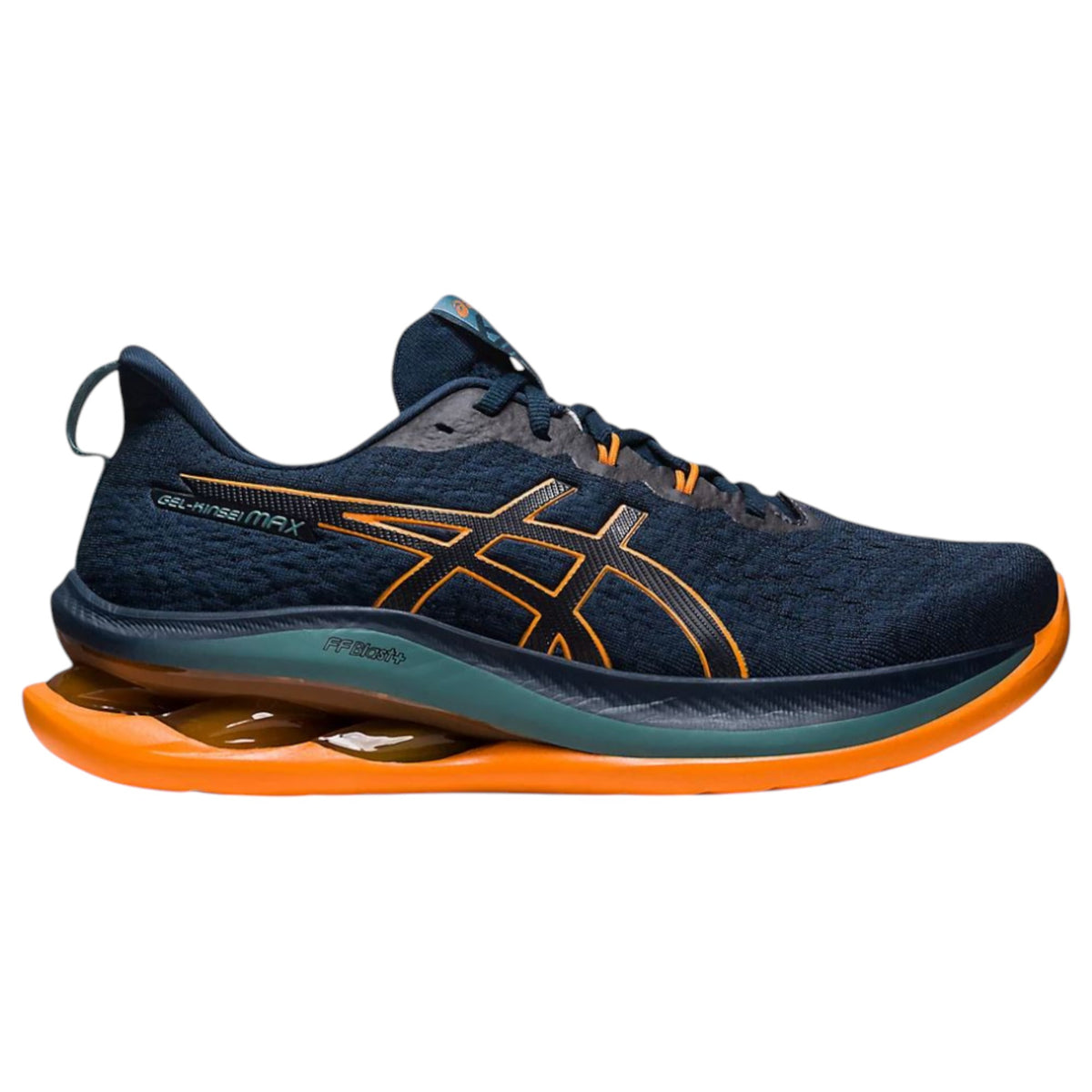 Mens Asics Gel-Kinsei Max French Blue/ Bright Orange Athletic