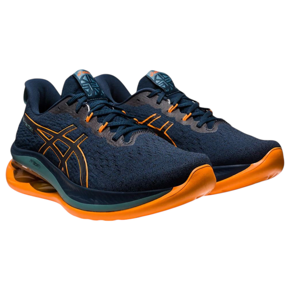 Mens Asics Gel-Kinsei Max French Blue/ Bright Orange Athletic