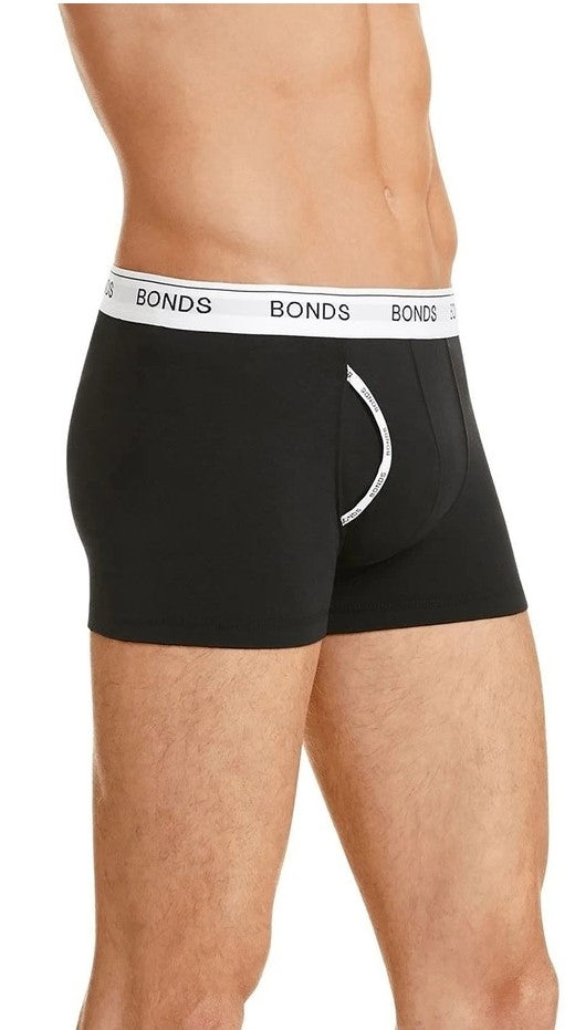 Mens Bonds Guyfront Trunk Underwear Universal Star Black – Tie Store  Australia