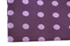 Mens Purple & Violet Polka Dot Silk Pocket Square