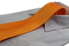 Mens Tangerine 8cm Plain Neck Tie
