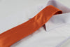 Mens Orange Elegant Patterned 8cm Neck Tie