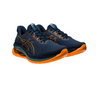 Mens Asics Gel-Kinsei Max French Blue/ Bright Orange Athletic Running Shoes