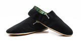 Mens Zasel Day Black Canvas Casual Slip On Shoes