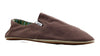 Mens Zasel Day Dark Brown Canvas Casual Slip On Shoes