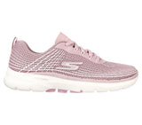 Womens Skechers Go Walk 6 - Stunning Glow Mauve Casual Slip On Shoes
