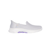 Womens Skechers Go Walk 7 - Daley Grey/Lavender Walking Shoes