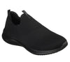 Womens Skechers Ultra Flex - First Take Wide Black/Black Running Sport Shoes