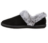 Womens Skechers Cozy Campfire - French Toast Black Comfy Slippers
