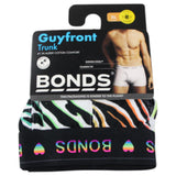 1 x Bonds Mens Guyfront Pride Trunks Underwear Undies Black Multi