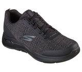 Mens Skechers Go Walk Arch Fit - Orion Black/Black Casual Shoes