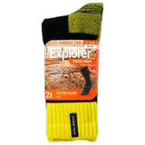 2 Pairs X Explorer Original Mens Cotton Crew Winter Camping Tough Socks