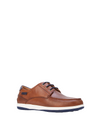 Mens Hush Puppies Dusty Dark Tan Leather Casual Everyday Shoes