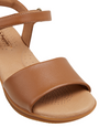 Womens Hush Puppies Nigella Pl Tan Sandals Slip On Shoes