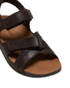 Hush Puppies Mens Brown Hems Comfort Shoes Slide Sandals
