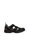 Hush Puppies Mens Khaki/Black Amaro Comfort Shoes Slide Sandals