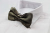 Mens Café Solid Plain Colour Bow Tie