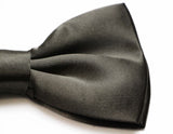 Mens Café Solid Plain Colour Bow Tie