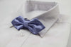 Mens Lavender Diamond Shaped Checkered Bow Tie