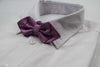 Mens Light Purple Diamond Shaped Checkered Bow Tie