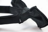 Mens Black Diamond Shaped Checkered Bow Tie