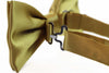 Mens Mustard Yellow Solid Plain Colour Bow Tie
