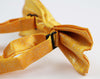 Mens Yellow Sparkly Glitter Patterned Bow Tie