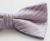 Mens Light Purple Patterned Bow Tie