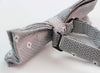 Mens Silver Patterned Bow Tie
