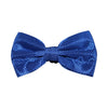 Mens Navy Disco Shine Checkered Patterned Bow Tie