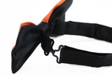Mens Orange Two Tone Layered Bow Tie