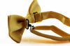Mens Matt Solid Plain Yellow Colour Bow Tie