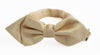 Mens Gold Diamond Shaped Checkered Bow Tie
