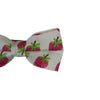 Mens Strawberry Fruit Patterned Bow Tie