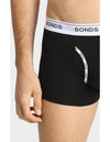 3 x Mens Bonds Guyfront Trunks Black