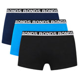 12 X Bonds Mens Everyday Trunks Underwear Black / Navy / Blue