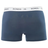 3 x Mens Bonds Guyfront Trunks Underwear Undies Navy/White