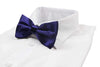 Mens Navy Solid Plain Colour Bow Tie