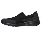 Mens Skechers Equalizer 3.0 - Bluegate Black/Black Slip On Sneaker Shoes
