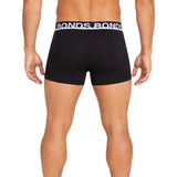 5 x Bonds Mens Everyday Trunks Underwear Black