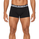 5 x Bonds Mens Everyday Trunks Underwear Black