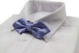 Mens Lavender Diamond Shaped Checkered Bow Tie