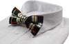 Mens Multicoloured Colourful Stripe Patterned Bow Tie