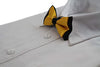 Boys Warm Yellow Two Tone Layer Bow Tie