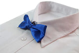 Boys Blue Plain Bow Tie