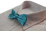 Boys Sky Blue Plain Bow Tie